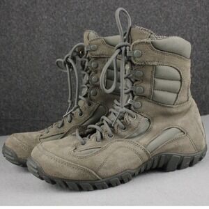 Tactical Research TR660 Boots Mens 8R Olive Green Vibram Military Duty